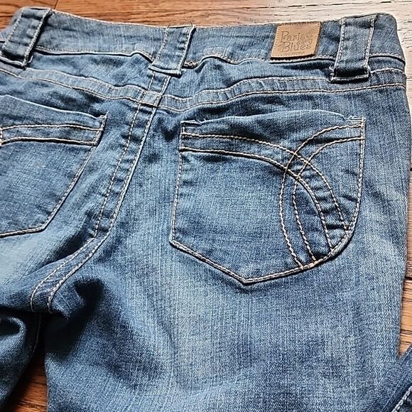PARIS BLUES Vintage Bootcut Jeans Size 9 Y2K Trendy Low Rise 2000s 90s Trendy - Picture 7 of 10